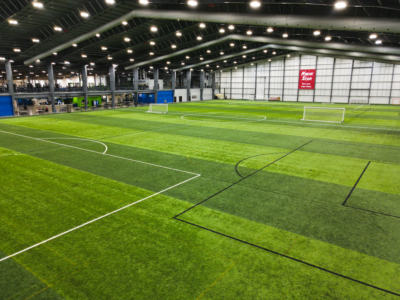 indoor soccer field