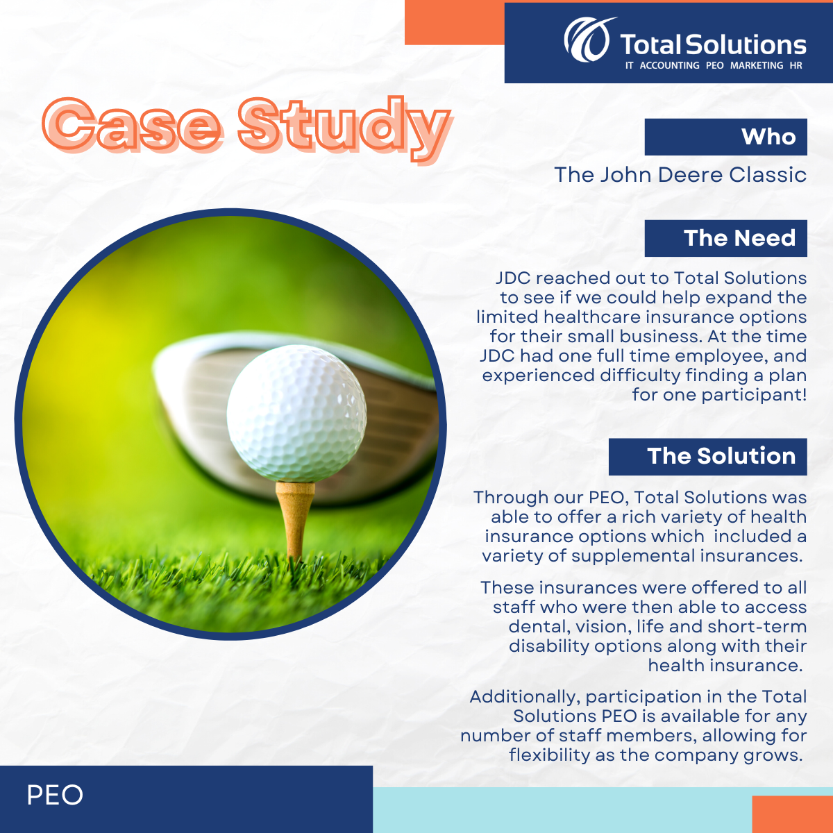 John Deere Classic Case Study PEO