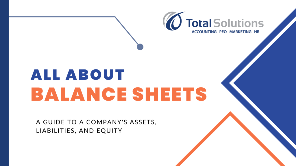 All about balance sheets
